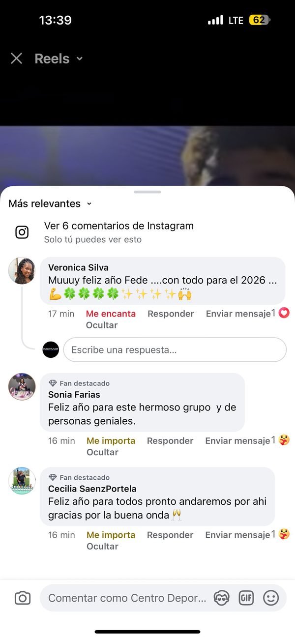 Comentario Instagram